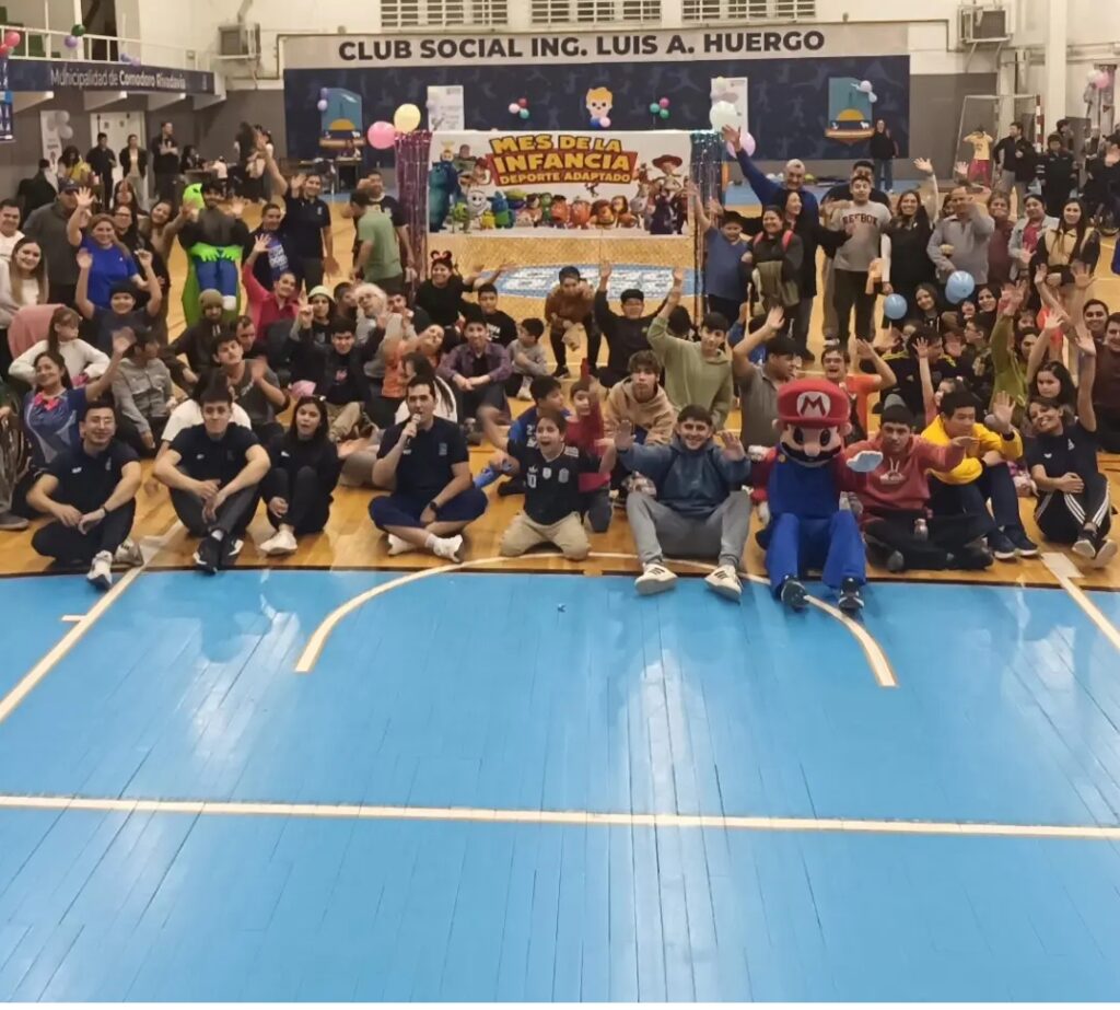 Con una gran convocatoria e integración, Deportes Adaptados festejó el Mes de las Infancias